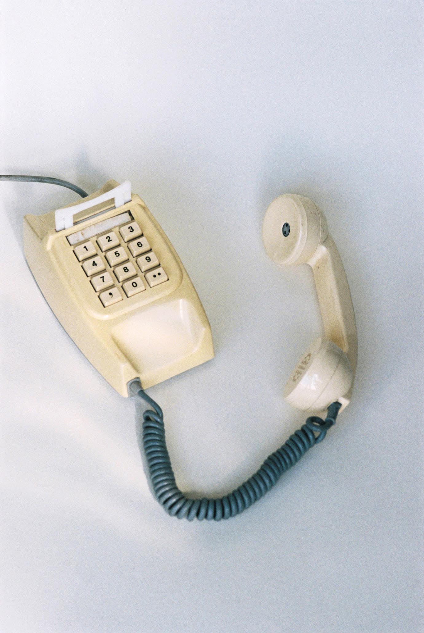 Lorea The Protea Pushbutton Telephone available for prop hire in Cape Town