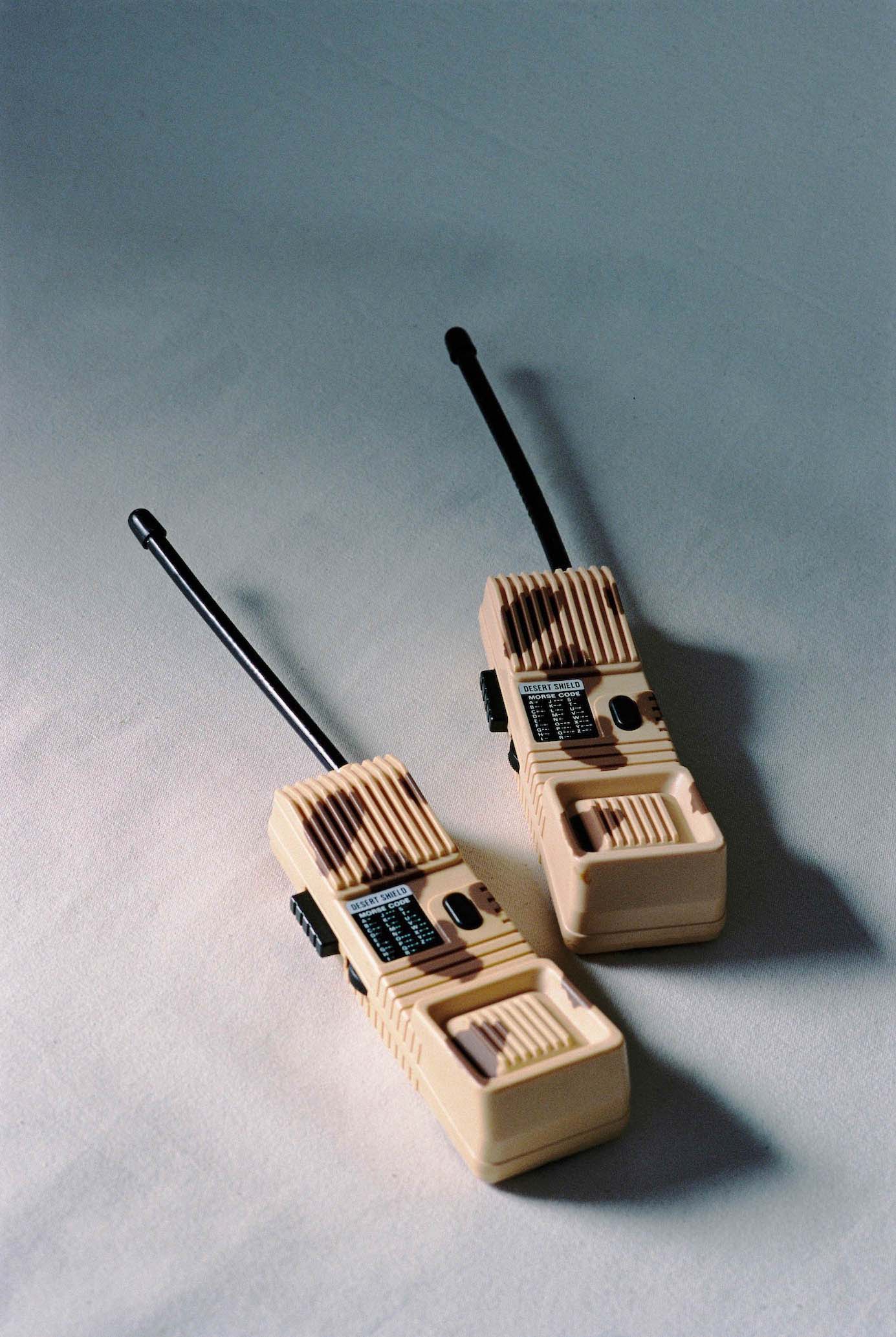 Desert Shield Walkie Talkies available for prop hire in Cape Town